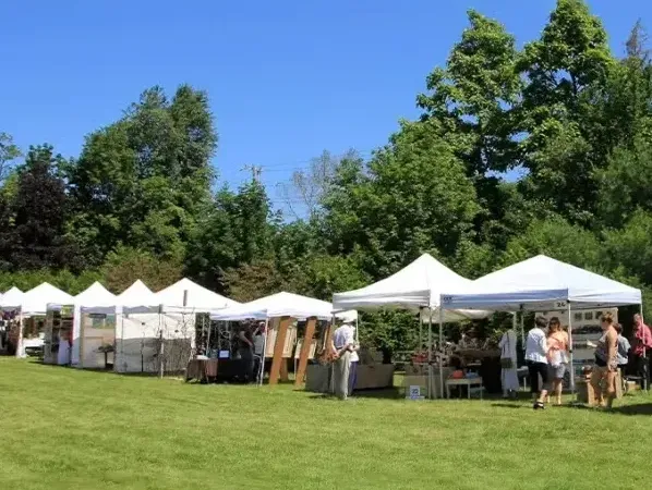 Gebruik van tentoonstellingstenten