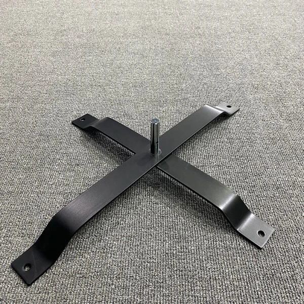 Economische platte ijzeren kruisbasis